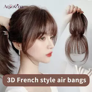 AqToCna Phong Cách Pháp Tổng Hợp Giả Nổ Tóc Giả Mảnh Tóc Tự Nhiên Tóc Giả Phần Mở Rộng Tóc Nữ Tạo Kiểu Tóc Phụ Kiện AqToCna