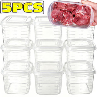 1 / 3 / 5 Cái Tủ Đông Thịt Giòn Hộp Đựng Nhà Bếp - Tủ Lạnh 700ML Hộp Bảo Quản Thực Phẩm Có Nắp
