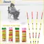 10 Chiếc Phao Phao, Đuôi Đậm DIY Phao Câu Cá, Đuôi Trôi Nóng Đuôi Thẳng / Hình nón Đuôi Bắt Mắt Phao Câu Cá Đầu Câu Cá Đêm