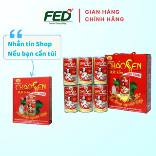 Cháo sen bát bảo Minh Trung 365g -(thùng 24 lon) - FED