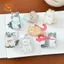CANAMEK Hoạt Hình Nhỏ Acrylic Kẹp Chất Liệu PP Túi Phẳng Stiy Note Bộ Giá Đỡ Cho Văn Phòng Trường Học Trẻ Em Phụ Kiện Bàn Làm Việc Dễ Thương CSF