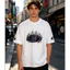 Chất Lượng Cao 7216#象牙白 Áo thun thường ngày Real Shot American Simple Street Wear Loose Casual