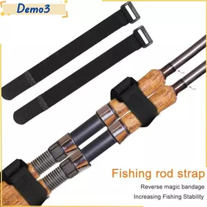 Móc & Vòng nylon, Dây cáp tự dính nylon, Phụ kiện xe đạp đa năng màu đen chất lượng cao Câu cá