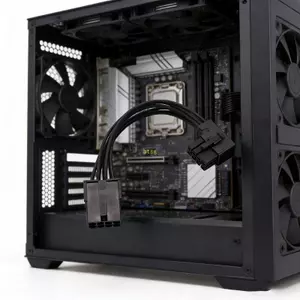 Cáp nguồn 8pin hiệu quả btsg có uốn cong hình chữ L cho PC Builds Lắp đặt mượt mà