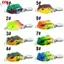 ECK Ngoài Trời Luya Ếch sấm tầm xa 2.5cm / 3g ếch mini hit phần mềm cóc ếch móc đôi tiếng ồn sequin HOT