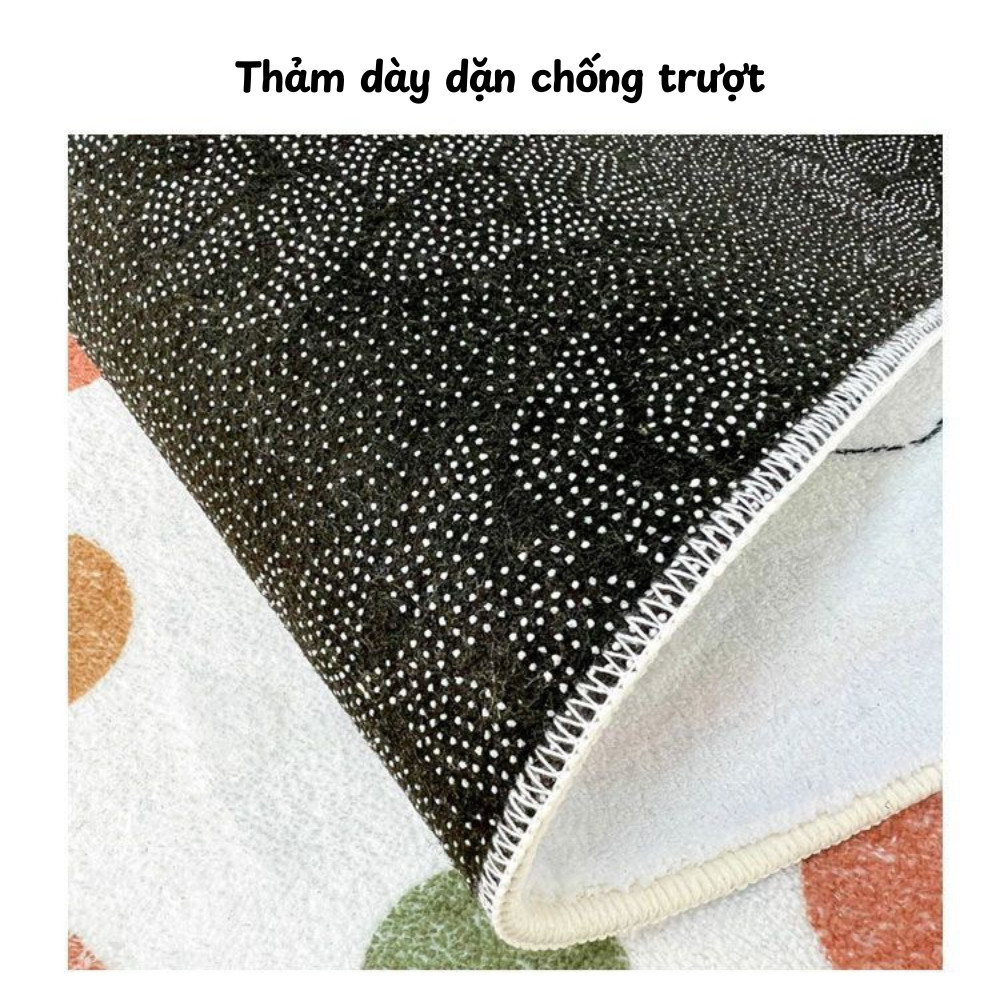 Thảm Trải Sàn Lông Cừu Hello Kitty Cashmere Mềm Mại HOMIE, Thảm Dài Chùi Chân Decor Phòng Ngủ, Khách
