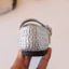 Sandal bé gái họa tiết đan thừng nổi bật, chất liệu da bóng cao cấp, quai cài dễ đi giày dự tiệc đi chơi