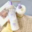 Bình Nước IAPPORTUNIA, Cốc Rơm Nơ Dung Tích Lớn, Cốc Nhựa 500ml Dễ Thương Trà Bong Bóng Cà Phê