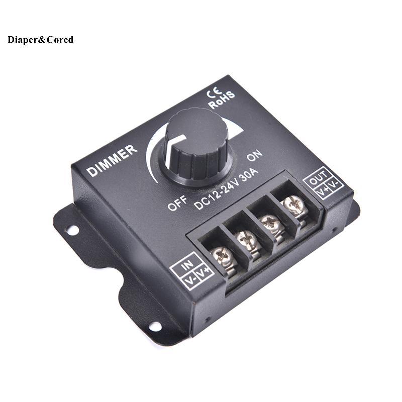 Công tắc điều chỉnh độ sáng LED DIAPER & CORED DC 12V 24V 30A Bộ điều chỉnh điện áp 360W Bộ điều khiển có thể điều chỉnh cho dải đèn LED Đèn mờ YTH