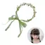 Flgo Eye Catching Pearl Leaf Headband Sweet Kid Phong Cách Dân Tộc Chụp Ảnh Băng Đô Quấn Tóc