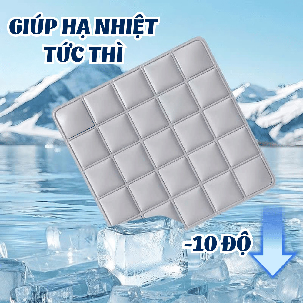 Thảm Gel Làm Mát Cho Thú Cưng Mùa Hè HOMIE, Đệm Tản Nhiệt Tự Nhiên Hạ Nhiệt Nhanh, Chống Sốc Nhiệt