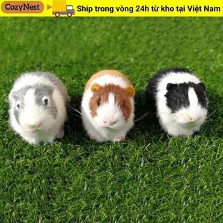 COZYNEST Mô Phỏng Lông Chuột Lang, Trang Trí Nhà Mềm Mại Búp Bê Nhồi Bông Sang Trọng, Hamster Sống Động Như Thật Đồ Chơi Sang Trọng Dễ Thương Quà Tặng Trẻ Em