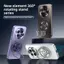 Ốp lưng Huawei Nova 15 Max Skin Feel Metal Backplane 360°Ốp điện thoại chống rơi giá đỡ xoay