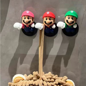 Hàng sẵn có Mario Móc treo khăn tay đục lỗ Móc khăn vệ sinh dễ thương Giá đựng đồ phòng tắm treo bóng tắm