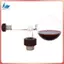 Thiết bị đo nồng độ thủy tinh trong suốt hình quả đào Máy sục khí rượu vang đỏ cầm tay tròn