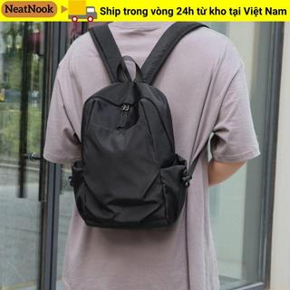 Túi đi học vai nhỏ NEATNOOK, Ba lô nam Mini màu trơn, Ba lô nam du lịch chống mài mòn nhẹ chống nước