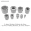 Bộ công cụ loại bỏ ống kính cao su 9 chiếc để sửa chữa máy ảnh Phụ kiện 8-83mm FSI