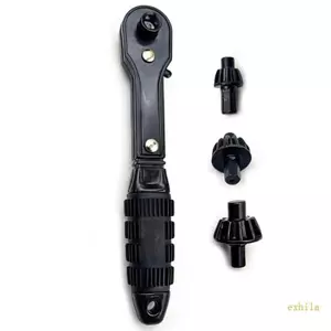2 In 1 Ratchet Wrenches With 3 Drill Chuck For Various Fastening And Drilling Tasks
