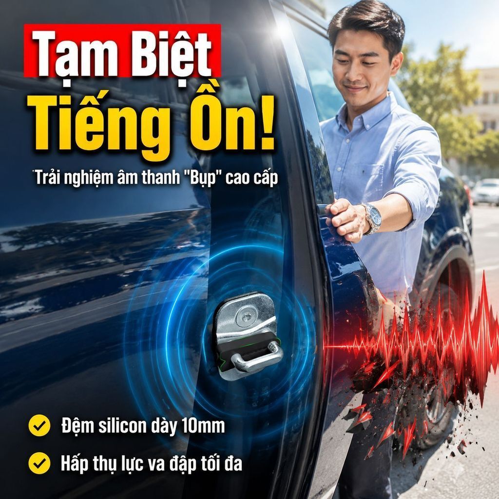 🔥Giá sốc🔥Giảm rung cửa đệm dày | Cách âm xe tấm lót | Dễ lắp miếng giảm chấn | giảm xóc ôtô | chống ồn cửa|lót cửa xe