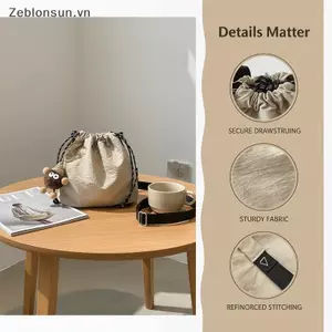 # HB # Túi đeo chéo dây rút Nylon có dây đeo có thể điều chỉnh sang trọng dễ thương để mua sắm hàng ngày.