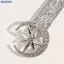 Bluelover Thời Trang Kim Cương Giả Bule Thắt Lưng Nam Nữ Y2k Bling Sequin Punk Kim Loại Bule Dây Đeo Eo Sáng Bóng Da PU Dây Thắt Lưng Mới
