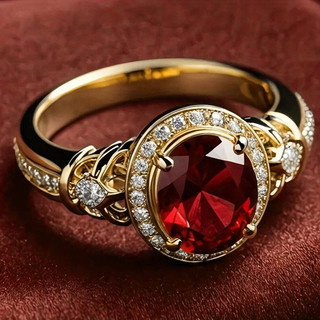 S925 Bạc Bồ Câu Máu Ruby Nhẫn Thời Trang Đơn Giản Quà Tặng Nữ Hàng Ngày