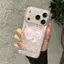 Ốp lưng mềm Thỏ Sọc Họa Tiết Cute Bảo Vệ Camera iPhone 17/16 Pro/15/14/13/12 Mẫu Hot