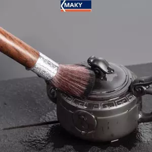 MAKY Gỗ Espresso Bla Cà Phê Bột Bàn Chải Giặt Cho Cà Phê Lọc Máy Pha Cà Phê Barista Làm Sạch Máy Xay Cafe Dụng Cụ VN