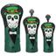 Golf Skull Four-Leaf Clover Golf Club Cover No. 1 Vỏ gỗ Fairway Vỏ bảo vệ chống thấm nước PU