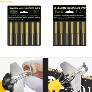 Fol 6 Chiếc Cưa Xích Đá Mài Xích Cưa Mài Bit 4 Mm 4 8 Mm 5 5 Mm