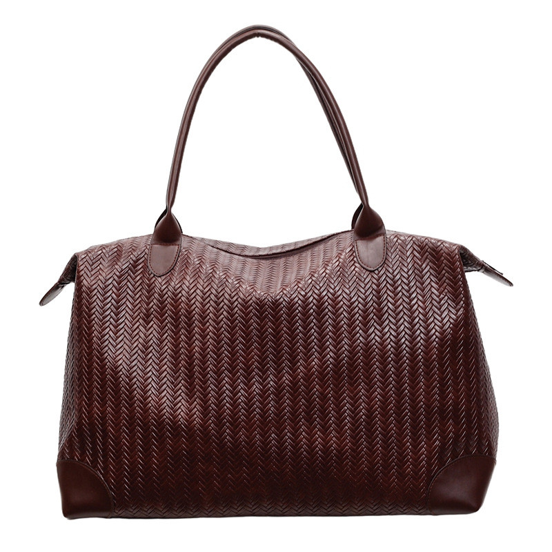 Phong Cách Mới Kết Cấu Thường Ngày Retro Túi Tote Nữ Xu Hướng Thời Trang Dung Tích Lớn Túi Đeo Vai Túi Tote Túi Du Lịch