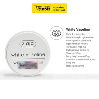 Sáp Vaseline Bảo Vệ Giữ Ẩm Ziaja 30ml Đặc Tính Bôi Trơn Và Bảo Vệ, Khóa Ẩm Tốt Đa Công Dụng EUPC STORE