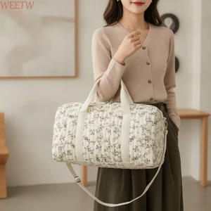 WEETW Tã Sắp Xếp, Túi Xách Xi Lanh Mềm Nhẹ, Túi Đeo Ngang Có Thể Gập Lại Dung Tích Lớn Túi Du Lịch Mẹ Chăm Sóc Trẻ Sơ Sinh