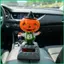 Halloween Năng Lượng Mặt Trời Nhảy Múa Búp Bê Ma Quái Bảng Điều Khiển Trang Trí Bí Ngô Chạy Bằng Năng Lượng Mặt Trời Nhảy Múa Hình Cho Ô Tô SUV RVs jiwvn