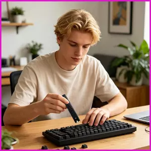 Keycap Kéo Chống Trơn Trượt Bốn Móng Vuốt Máy Hút Chìa Khóa Để Lập Trình Lưu Trữ Làm Sạch Sâu Bụi lyuvn
