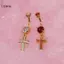 LUImo Dainty Chữ Thập Bụng Nút Nhẫn 14G Không Gây Dị Ứng Rốn Xuyên Trang Sức Cơ Thể Xuyên Cho Nữ Bé Gái SBS