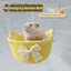 Võng Hamster MCODECOVED, Thoáng Khí Gnawing Proof Guinea Pig Hideout, Treo Lồng Nhà Đan Tay Nơ Giỏ Treo Giường Tất Cả Các Mùa