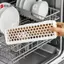 Máy rửa chén Hộp làm sạch Bộ đồ ăn Chopsti Lồng Nhựa Chopstis Thìa Thoát nước Bảo quản Ra Giỏ đựng đồ ăn VN
