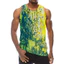 Rainbow 3D Tank Top Nam, Áo Vest dạo phố mùa hè Harajuku, Áo thun không tay mềm mại thoáng khí
