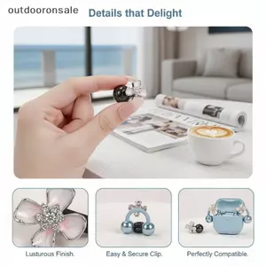 Kẹp trang trí tai nghe Zircon DIY - Có thể tháo rời & dễ dàng cài đặt FSI