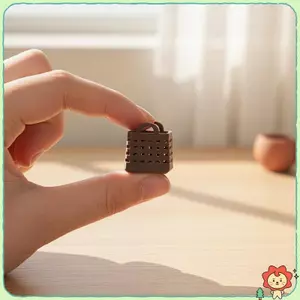 Giỏ tạp hóa Mini Phụ kiện nhà búp bê Bộ giỏ đựng rau quả thu nhỏ cho nhà búp bê tỷ lệ 1: 12 Trang trí nhà bếp