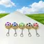 Mini LED Phát Sáng Bóng Đá Móc Khóa Với Đèn Nhiều Màu Sắc Móc Kim Loại Bền Hoàn Hảo Cho Túi Trang Trí Người Hâm Mộ Bóng Đá Quà Tặng