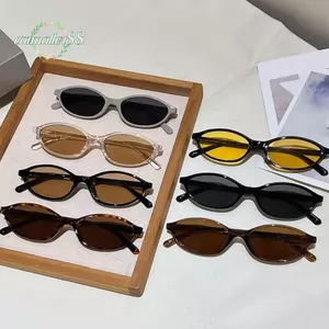 Kính râm CATMALLER88, Kính râm nữ khung hình bầu dục Khung nhỏ đi xe đạp, Kính râm nữ ngoài trời gợi cảm