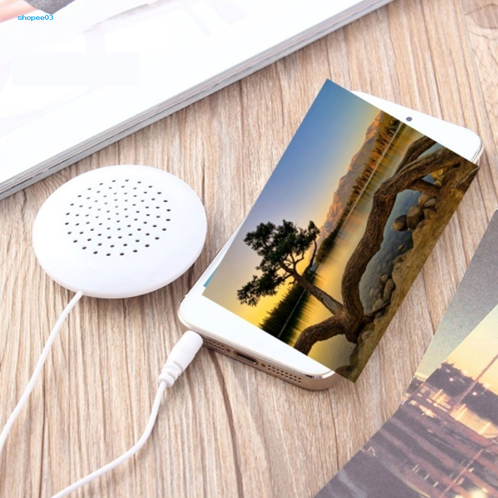 [Ky] Loa kép đa năng 35mm MP3 MP4 Điện thoại di động Gối nhạc Phụ kiện máy nghe nhạc