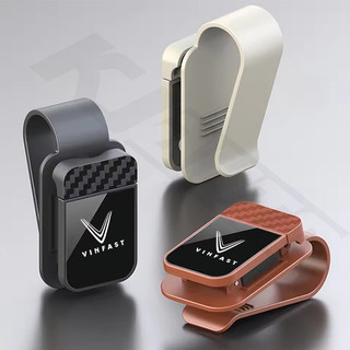 Kẹp lưu trữ kính ô tô Vinfast Tấm che nắng Giá đỡ kính râm & Người sắp xếp hóa đơn cho Vinfast Lux A Fadil President SA VF5 VF8 VF9 E34 Phụ kiện nội thất