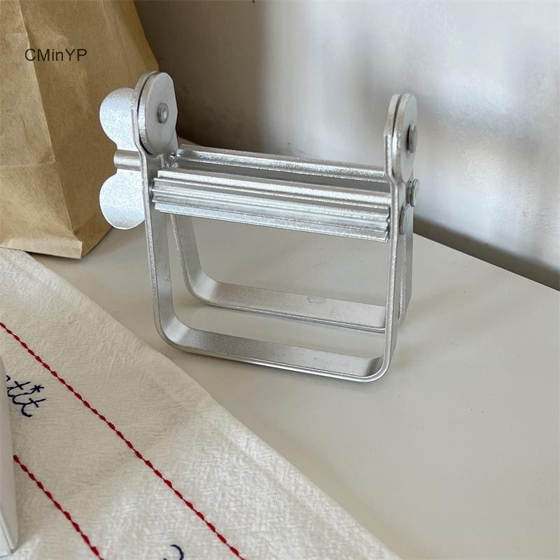 CMinYP Thép không gỉ Mờ Kem Đánh Răng Tay Nước Sốt Máy đùn Hộ Gia Đình Đồ Dùng Phòng Tắm Giá Để Bàn Chải Đánh Răng Dán Hộp Đựng Vinh Quang