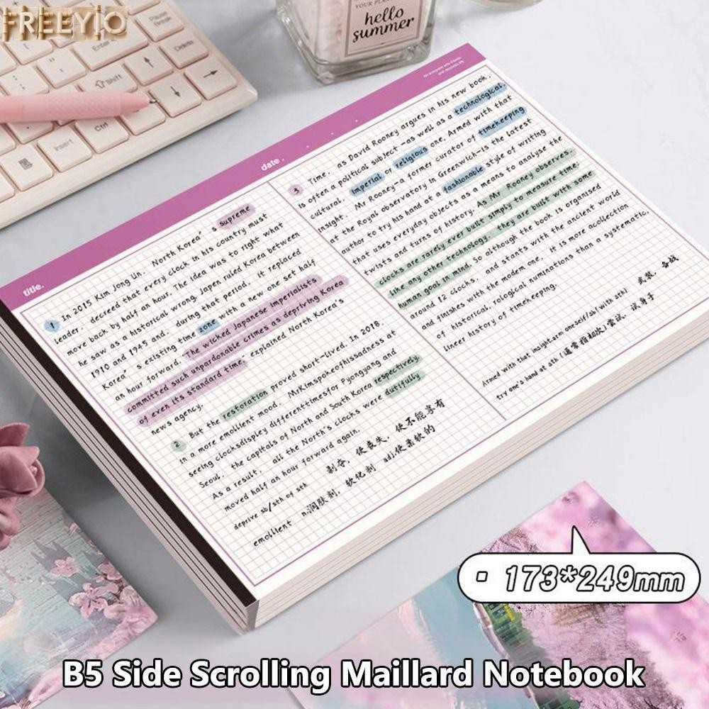 FREEYIO 20 tờ / Sổ tay B5, Notepad có thể xé được B5, Bàn di chuột ...