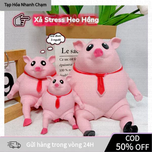 【48h】【COD】Đồ Chơi Nắn Bóp Heo Hồng Xả Stress Giảm Căng Thẳng Heo Silicon Đàn Hồi, Lợn Xả Stress, Con Heo Dẻo đồ xả