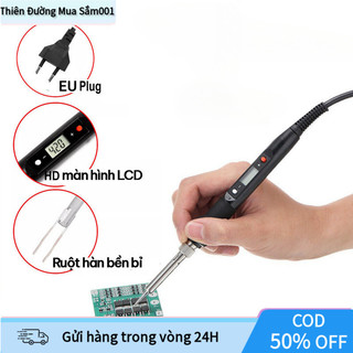 Mỏ Hàn Điện Tử LCD 80W Công Suất Cao, Dùng Nguồn 220V, Điều Chỉnh Nhiệt Linh Hoạt, An Toàn,Tiện Lợi Cho Người Sử Dụng