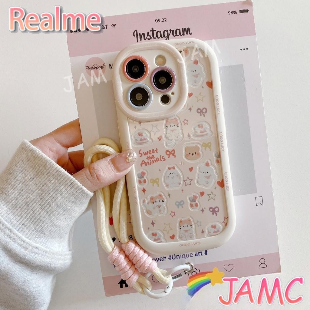 Ốp lưng mèo cho Realme C25 C11C53 C30C20 C51 C67 13 8 C12 C35 C55 C33 PRO S YA iX OPPO Narzo N53N55 N65 10 50 60 70